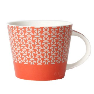 BELUZ casa 韓國製 花呢馬克杯 320ml, 葡萄柚色, 1個