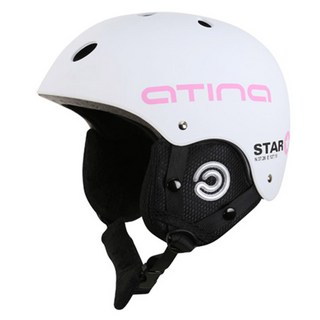 아티나 스키보드 헬멧 ATH-S802, 화이트, 1개