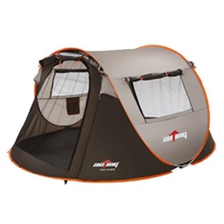 아웃팅 조이마스터 북유럽풍 차양막 팝업텐트 + 고정용 끈 8p + 고정용 픽 12p, 딥그레이, 4~5인용