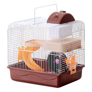 ARYKO 城堡倉鼠籠, 1個, 棕色