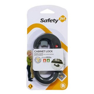 세이프티퍼스트 서큐어테크 캐비닛 락 유아 안전 잠금장치 고리형, 그레이, 1개
