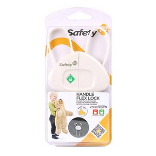 세이프티퍼스트 서큐어테크 손잡이 열림방지 락 유아 안전 잠금장치, 화이트, 1개