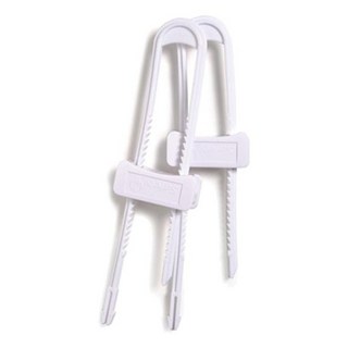 세이프티퍼스트 캐비닛 슬라이드 락 유아 안전 잠금장치, 화이트, 2개