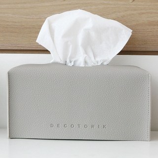 데코토닉 플레인 레더 티슈커버, 그레이
