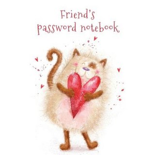 朋友的密碼筆記本：網路地址和密碼日誌/日記本（送給朋友的禮物）平裝本, Createspace獨立發布平台