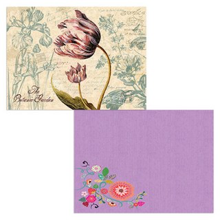 벨라 실리콘 식탁매트 2p 꽃가지1 세트, 꽃가지1, 보타닉가든, 385 x 285 mm, 두께 1mm, 2개