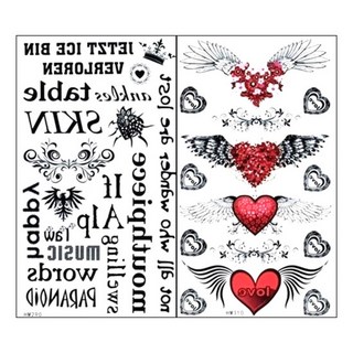 PARTY COSTUME 中型紋身貼紙, HM290HM310, 1套