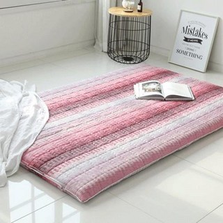 이투라이프 스트라이프 순면 누빔요커버, 핑크