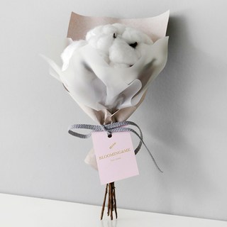 BLOOMING&ME 人造棉花6入花束, 粉紅色, 6個