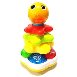 世界流通 我們寶寶套圈堆疊玩具, 混合顏色, 1個