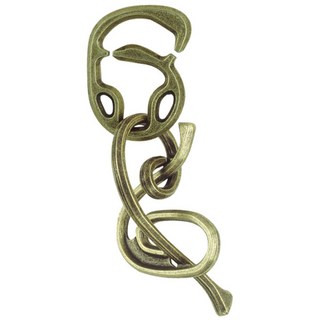 HANAYAMA 謎題益智鎖, 1個, 3片, 混和顏色