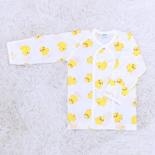 베베원 신생아용 오리 쟈가드 배냇저고리