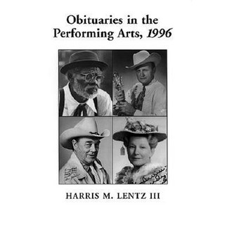 1996 年表演藝術訃聞：電影、電視、廣播、戲劇、舞蹈、音樂、卡通和流行文化平裝本, 麥克法蘭公司