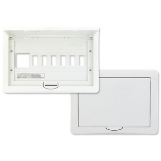 Sangdo電信埋入式配電箱 50AF 6迴路含蓋斷路器組, 1套