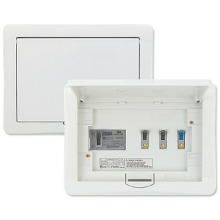 SANGDO 電信嵌入式配電箱30AF套組帶3個斷路器, 1套