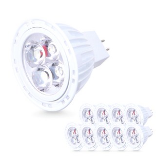 cityo LED MR16照明燈泡 4W 10入, 1組, 日光(螢光色)