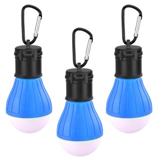 블럭마트 LED 캠핑전등 고리형, 블루, 3개