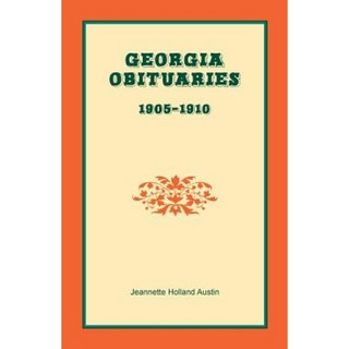 喬治亞州訃聞 1905-1910 平裝本, 遺產書籍