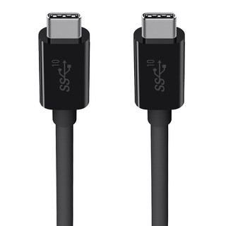 벨킨 3.1 USB-C to C타입 100W 케이블 F2CU052qc1M-BLK, 1m, 블랙, 1개