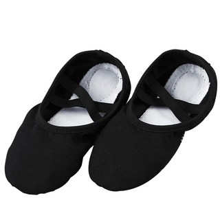 Happy Ballet 女童布製繫帶芭蕾舞鞋