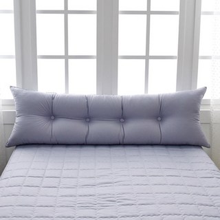 I'm Living Vivid 鈕扣床頭靠墊, 灰色