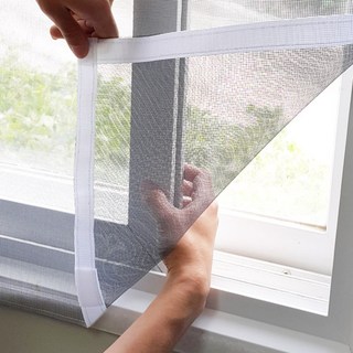 쾌청 창문 베란다 일반 방충망 흰색벨크로, 1개