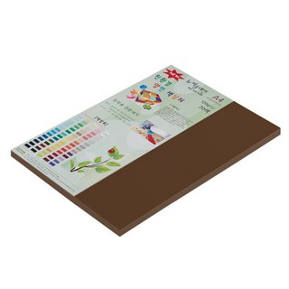 paperculture New C-Plain 環保雙面色紙 A4 No26 栗棕色, 1個