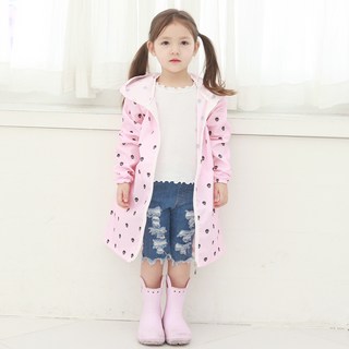 bebe chouette 孩童印花連帽雨衣