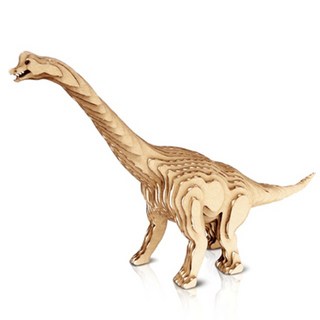 3D紙模型腕龍 L號, 木頭