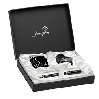 JAVAPEN 皇家白金鋼筆禮盒, EF, 榮耀II