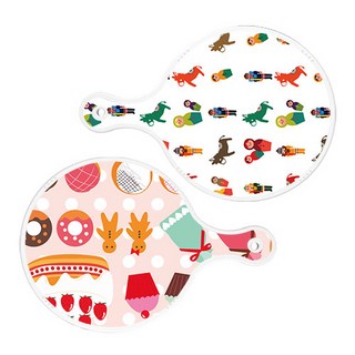 Roem Design 圓形上菜砧板 俄羅斯娃娃 2件套組, 俄羅斯娃娃, 小甜甜圈, 1套