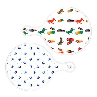 Roem Design 圓形上菜砧板 俄羅斯娃娃 2件套組, 俄羅斯娃娃, 企鵝, 1套