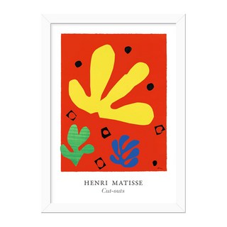 Think Us 亨利馬蒂斯畫框 29 剪紙, 白色