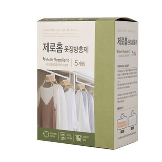 Cleanstar Brand Zero Home衣櫃香茅板 5片入, 20g, 1個