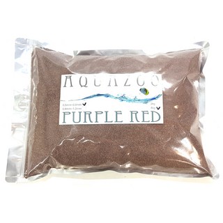 AQUAZOO 어항용 바닥재 0.5~0.8mm 4kg, PURPLE RED, 1개