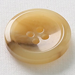 HR大鈕扣 袖扣 21mm, 淺米色, 12件