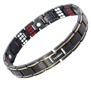 Hot Time 4合1鍺磁石健康手環 黑色 10155, 1個