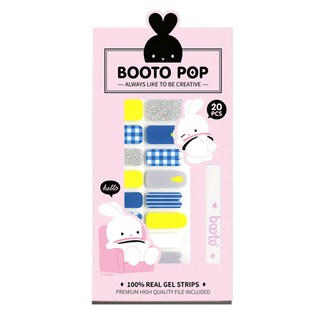 COCOLINE 黏貼式凝膠指甲貼 BOOTO, No.4, 1個