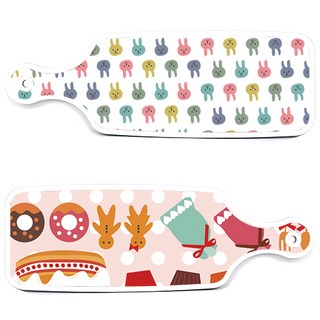 로엠디자인 서빙 도마 보드 2p 꼬마도넛 세트, 꼬마도넛, 토끼, 1세트