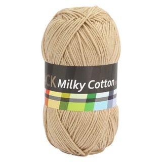 brandyarn Milky Cotton 編織線 120g, 18米色, 1個