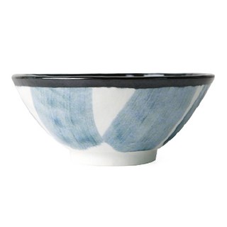Dear Living 手繪麵碗, 藍色, 1個