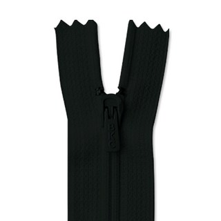 褲子拉鍊 220mm, 黑色, 20個