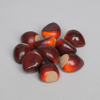 M-DESIGN 迷你栗子模型 10入, 混合顏色