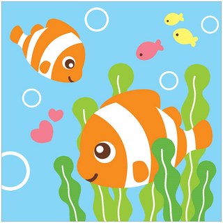 아이러브페인팅 바다 DIY 명화그리기 20 x 20 cm, 니모친구, 1개