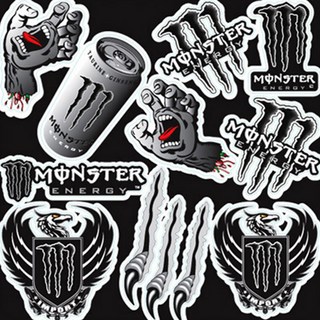 機車貼紙 機車貼紙套組, 1套, 怪獸21