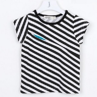 위시키즈 키즈용 사선 STRIPE TS