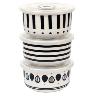 모던라인 밀폐찬통, 1세트, 찬통 중(3p) + 뚜껑(3p)