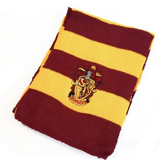 PartyBok.com 哈利波特角色扮演 葛萊分多圍巾 A型 HP03A, 黃色 + 棕色, 1個
