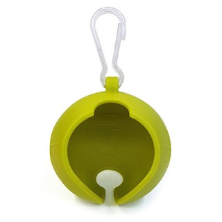 버디79 실리콘 볼주머니 고리용, 카키, 1개