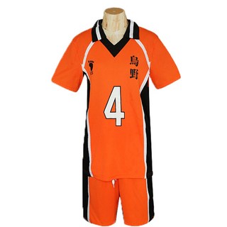 男女通用排球少年!!角色扮演烏野比賽服 HQ06-4